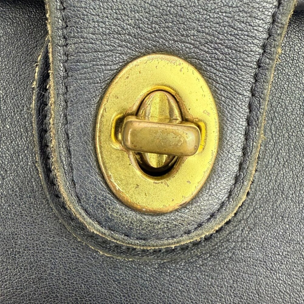 ✅VTG Coach Beekman 5266 Black Leather Briefcase Business Messenger/Laptop Bag - Picture 7 of 16